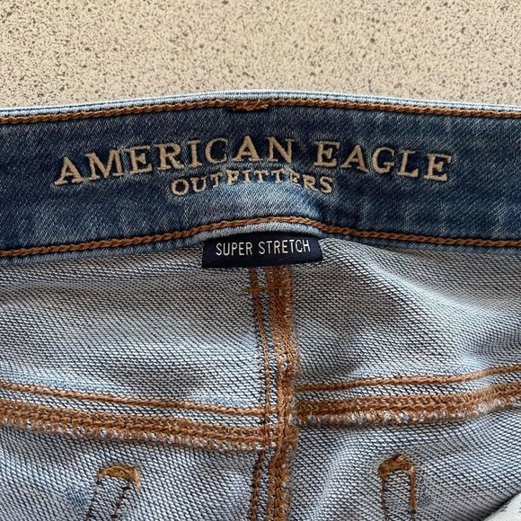 #17 AEO American Eagle Outfitters super stretch high rise leggings crop - Picture 7 of 8